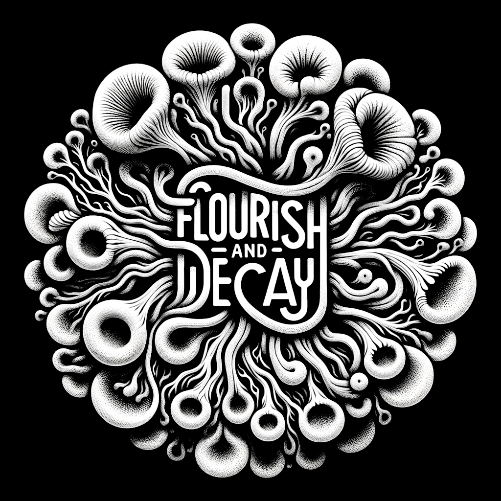 Flourish & Decay — captura del juego hecho con IA